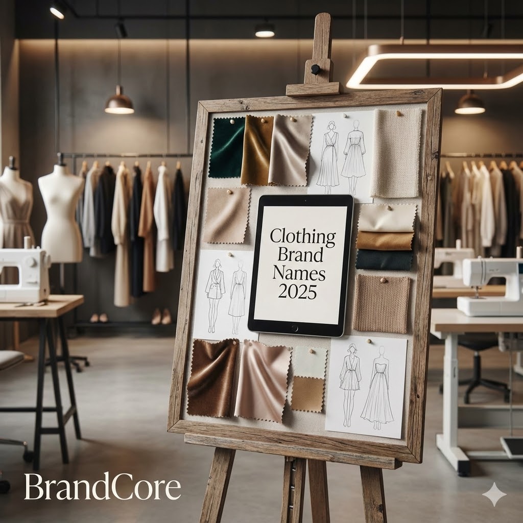 Design your legacy: The ultimate guide to naming your clothing line in 2025.